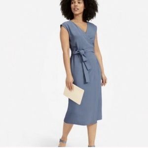 Everlane GoWeave Wrap Dress